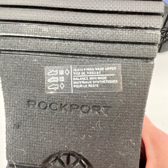 Rockport Axelrod Quilted Slip-On Shoes Size 10.5M Black Nylon Comfort EVA Sole main image 10